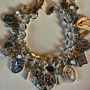 Charm Bracelet St Benedict, Seven Gifts of the Holy Spirit